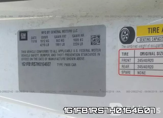 1G1FB1RS7H0164607 фото 10
