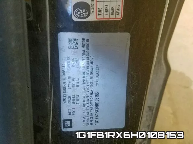1G1FB1RX6H0108153 фото 2