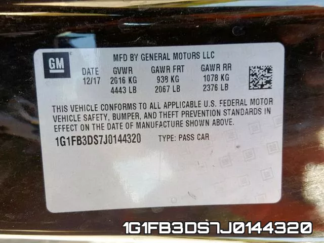 1G1FB3DS7J0144320 фото 2