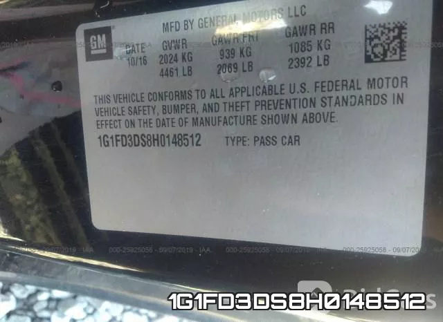 1G1FD3DS8H0148512 фото 10