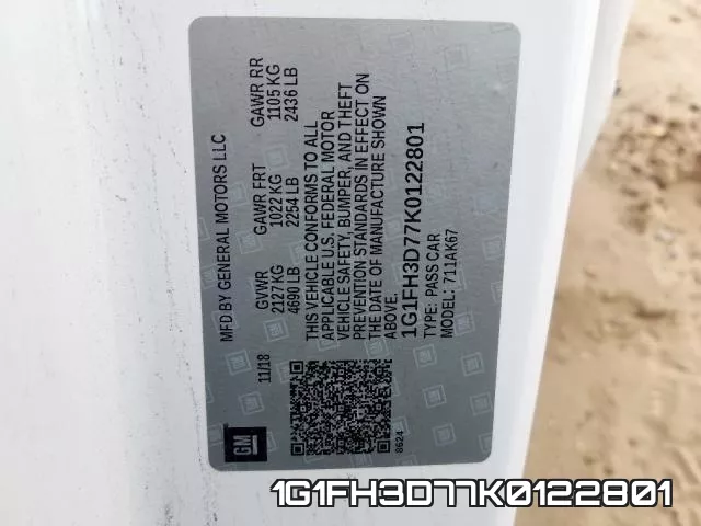 1G1FH3D77K0122801 фото 2