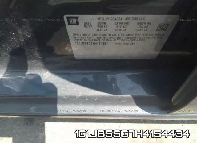 1G1JB5SG7H4154434 фото 10