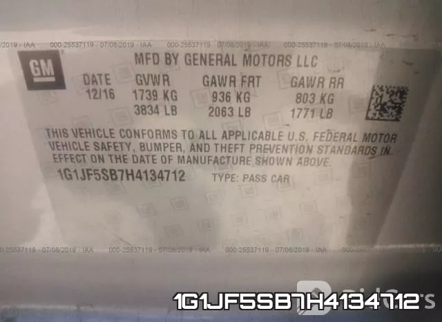 1G1JF5SB7H4134712 фото 10