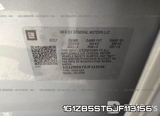 1G1ZB5ST6JF113156 фото 10