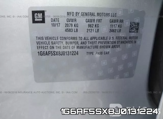 1G6AF5SX8J0131224 фото 10