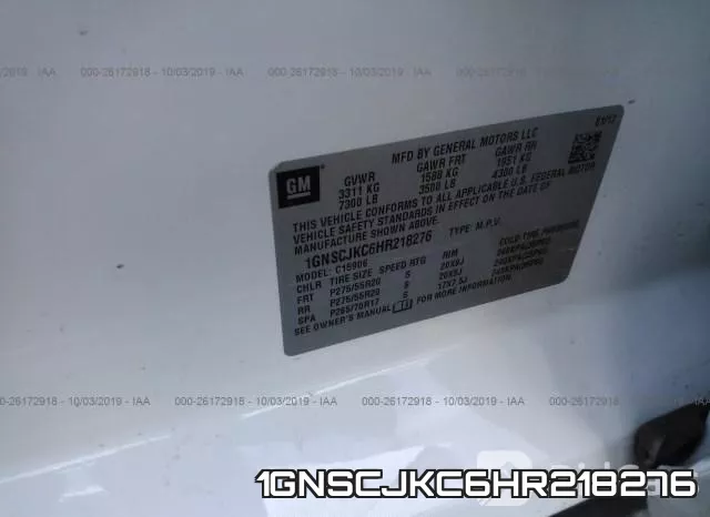1GNSCJKC6HR218276 фото 10