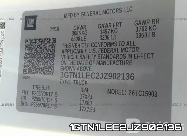 1GTN1LEC2JZ902136 фото 10