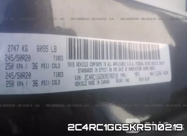 2C4RC1GG5KR570219 фото 10