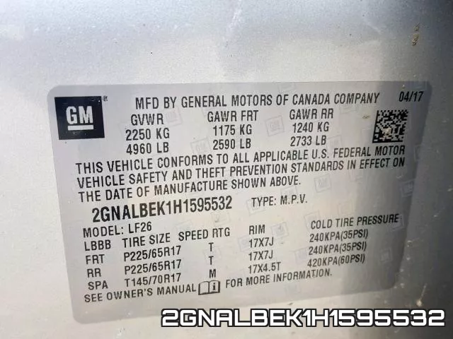 2GNALBEK1H1595532 фото 2