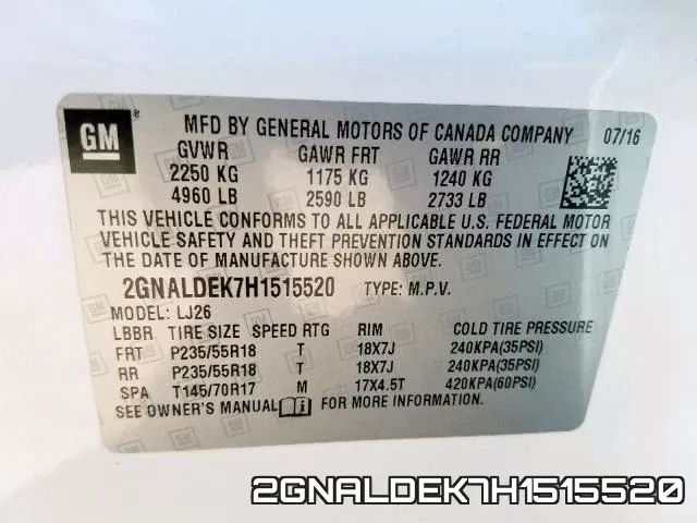 2GNALDEK7H1515520 фото 2