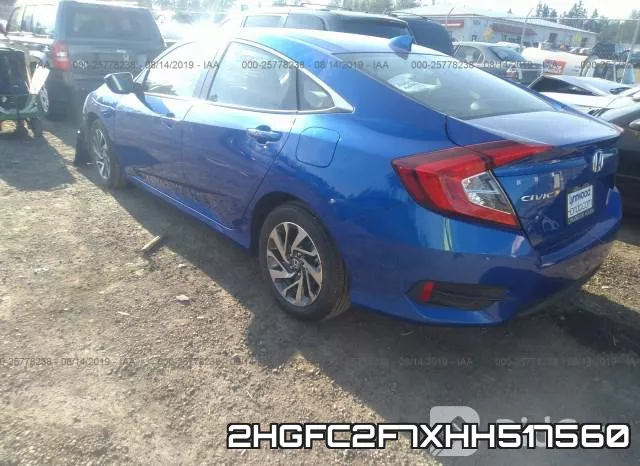 2HGFC2F7XHH517560 фото 4