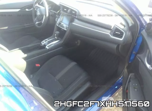 2HGFC2F7XHH517560 фото 6