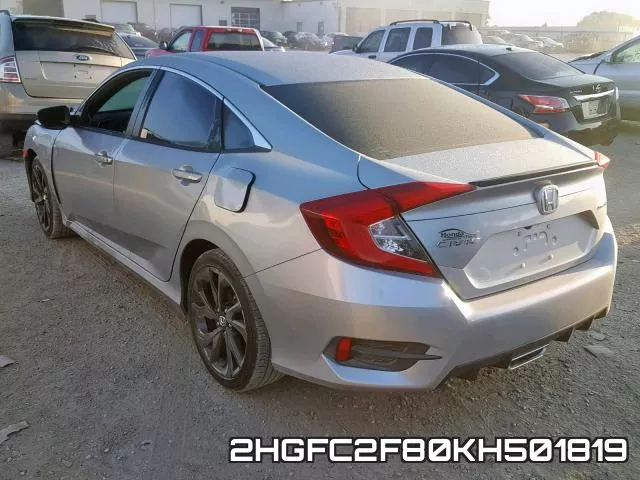 2HGFC2F80KH501819 фото 4