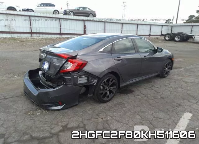 2HGFC2F80KH511606 фото 5