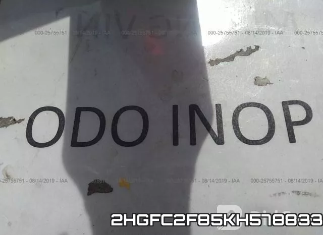2HGFC2F85KH578833 фото 7