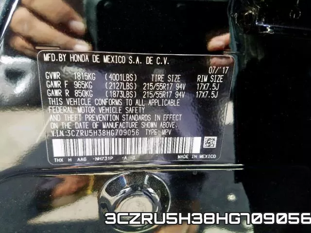 3CZRU5H38HG709056 фото 2