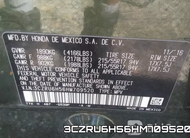 3CZRU6H56HM709520 фото 10
