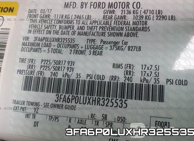 3FA6P0LUXHR325535 фото 10