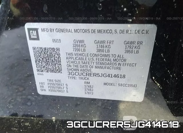 3GCUCRER5JG414618 фото 9