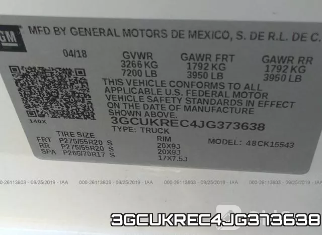 3GCUKREC4JG373638 фото 10