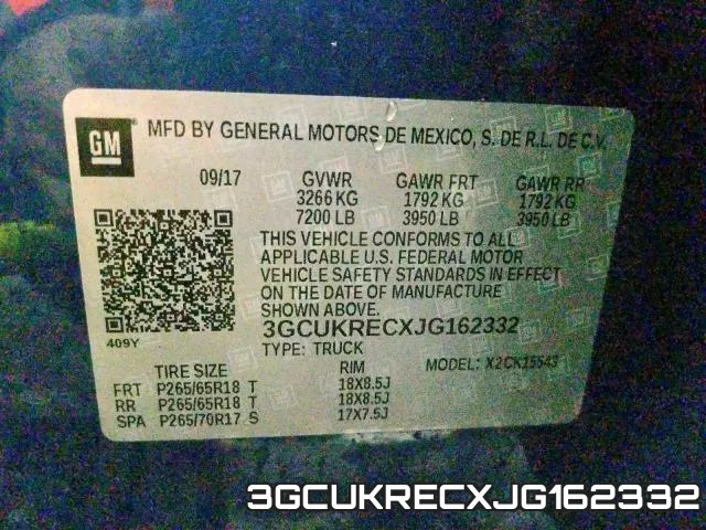 3GCUKRECXJG162332 фото 2