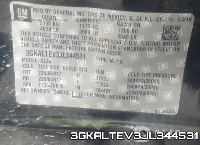 3GKALTEV3JL344531 фото 10