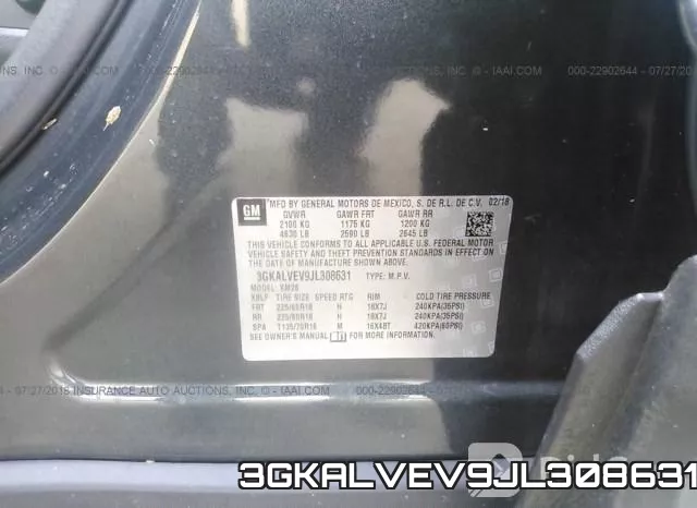 3GKALVEV9JL308631 фото 10