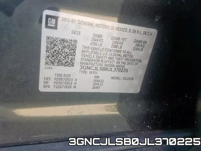 3GNCJLSB0JL370225 фото 2