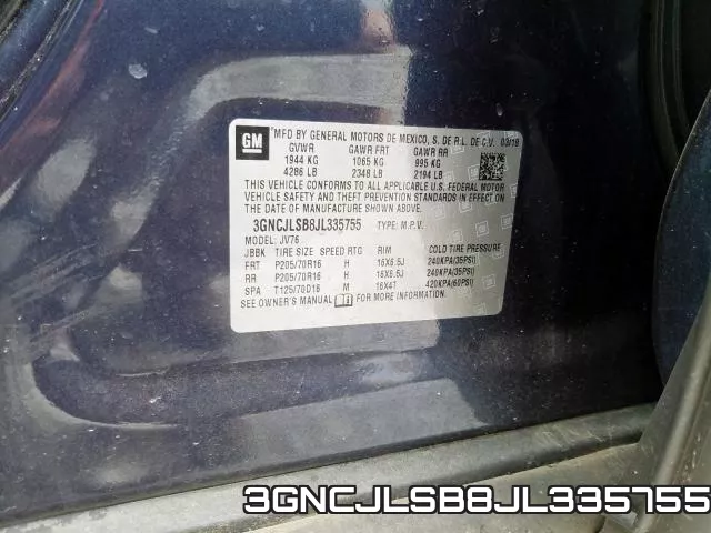 3GNCJLSB8JL335755 фото 2