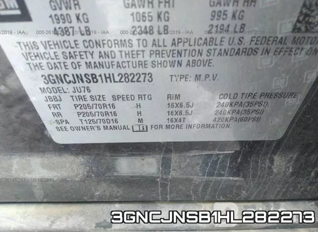 3GNCJNSB1HL282273 фото 10