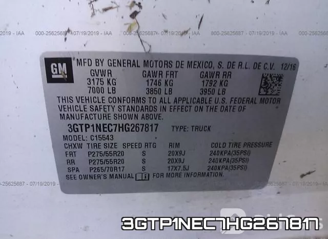 3GTP1NEC7HG267817 фото 10