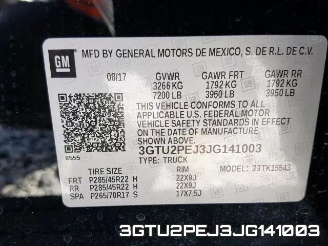 3GTU2PEJ3JG141003 фото 2