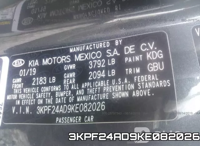 3KPF24AD9KE082026 фото 10