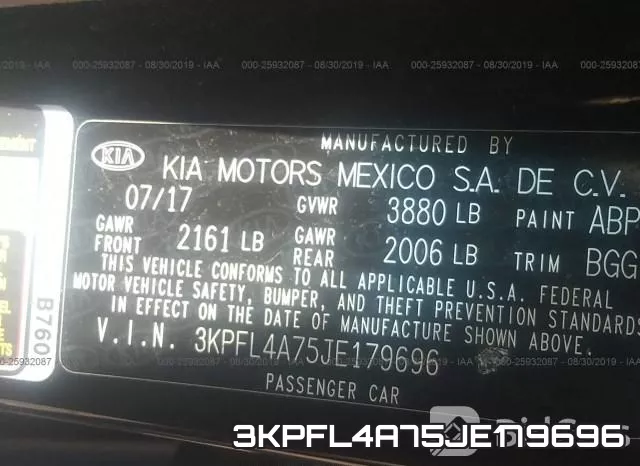 3KPFL4A75JE179696 фото 10
