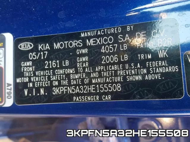 3KPFN5A32HE155508 фото 2