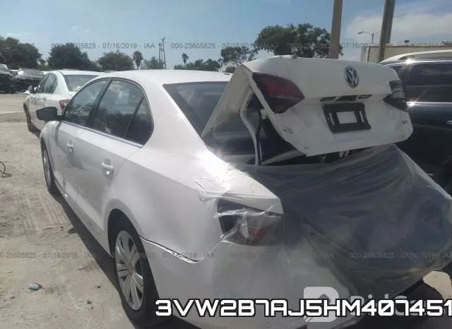 3VW2B7AJ5HM407451 фото 4