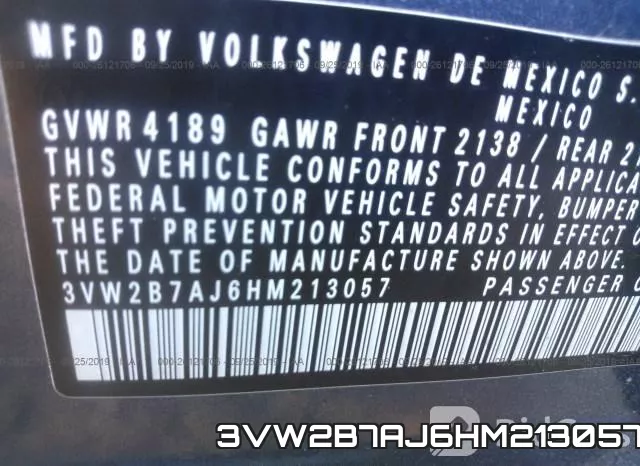 3VW2B7AJ6HM213057 фото 10