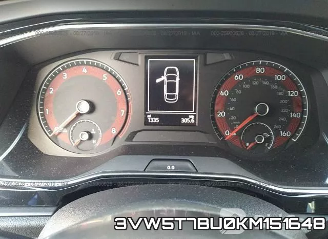 3VW5T7BU0KM151648 фото 8