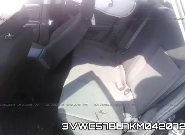 3VWC57BU7KM042072 фото 9