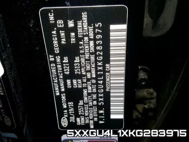 5XXGU4L1XKG283975 фото 2