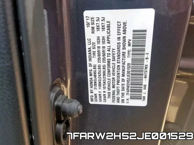 7FARW2H52JE001529 фото 2