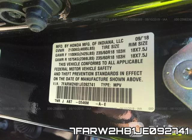 7FARW2H81JE092741 фото 10