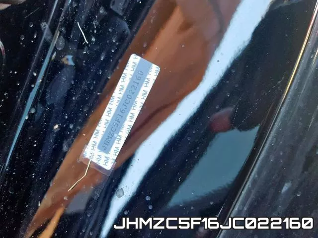 JHMZC5F16JC022160 фото 2