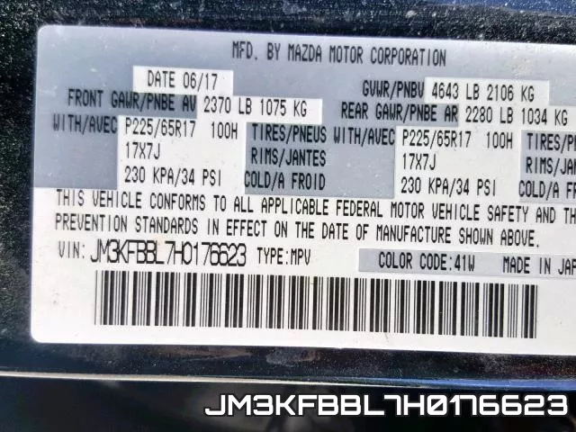 JM3KFBBL7H0176623 фото 2