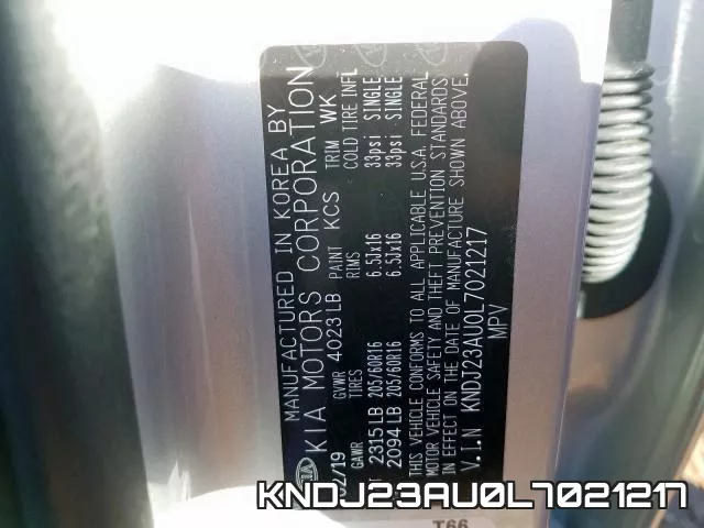 KNDJ23AU0L7021217 фото 2