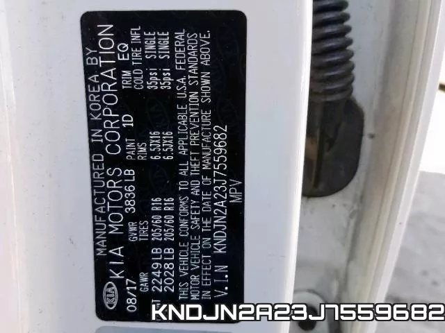 KNDJN2A23J7559682 фото 2