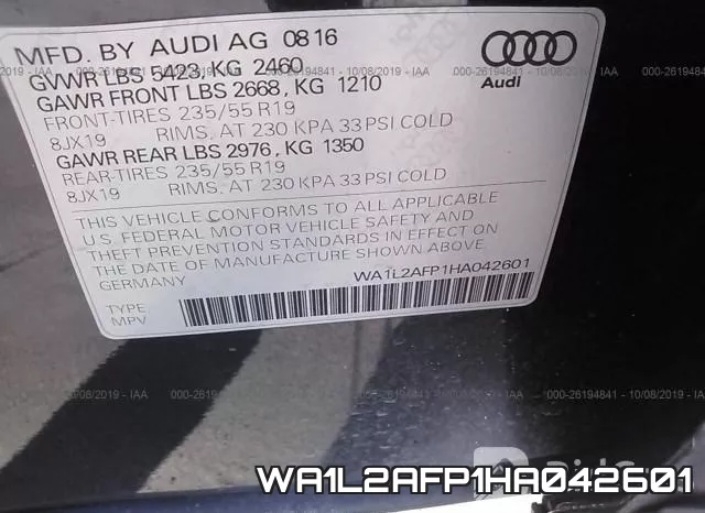WA1L2AFP1HA042601 фото 9