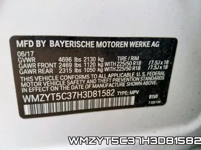 WMZYT5C37H3D81582 фото 2