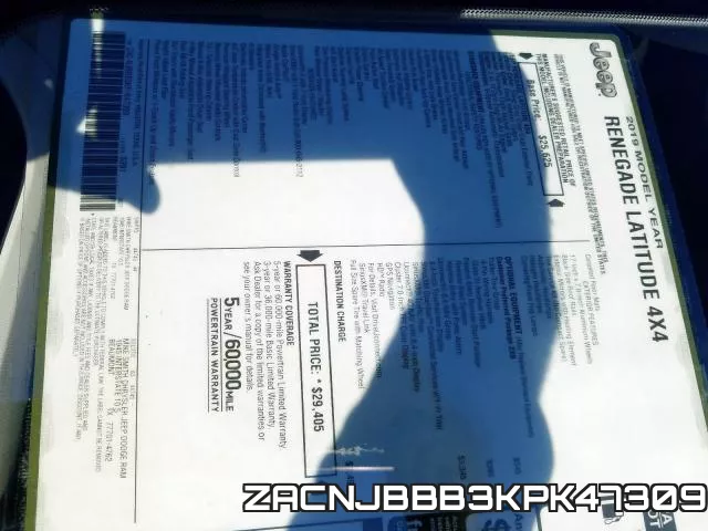 ZACNJBBB3KPK47309 фото 10
