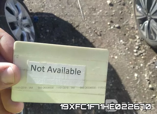 19XFC1F71HE022670 фото 8
